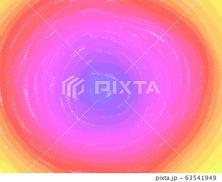 Dimension aura colorful warm pink orange yellow tone background. Swirl circle radial blend mix multicolor. Happy and funny party in summer concept. Abstract time machine cartoon. 63541949