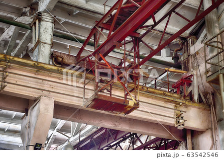 Old empty destroyed and abandoned factory. Old empty destroyed and abandoned factory. 63542546