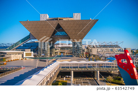 日本の東京都市景観 東京ビッグサイト 日本の東京都市景観 東京ビッグサイト 63542749