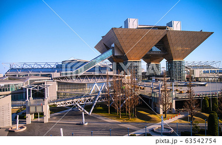 日本の東京都市景観　東京ビッグサイト 63542754