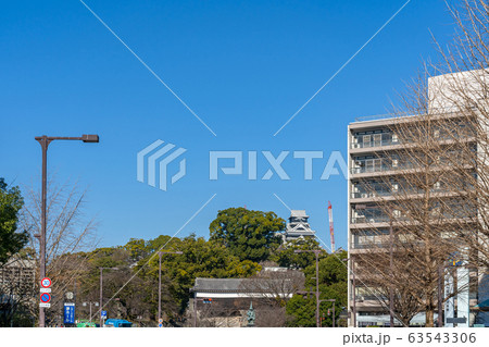 熊本市　町並み　熊本県　日本 63543306