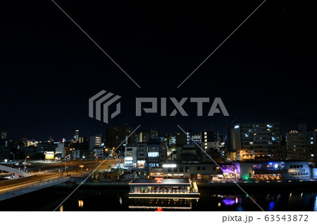 タグボート大正 俯瞰大ロング横位置① 夜景 段階露光HDR素材に タグボート大正 俯瞰大ロング横位置① 夜景 段階露光HDR素材に 63543872