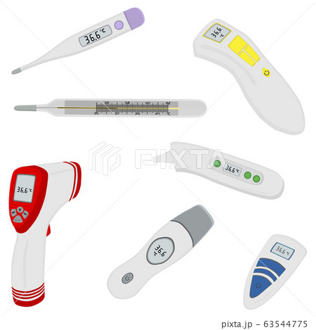 Illustration on theme big colored set different 63544775