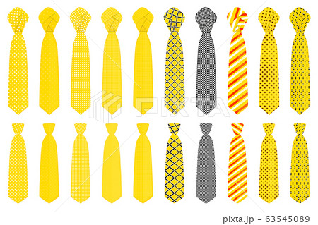 Illustration on theme big set ties different Illustration on theme big set ties different 63545089