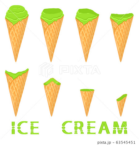 Vector illustration for natural ice cream Vector illustration for natural ice cream 63545451