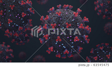 Representation of infectious virus cells that replicates inside living cells Representation of infectious virus cells that replicates inside living cells 63545475