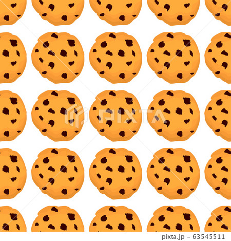 Illustration on theme big set identical biscuit, 63545511