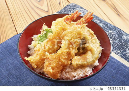 天丼（エビ、かぼちゃ、しいたけ、大葉） 63551331