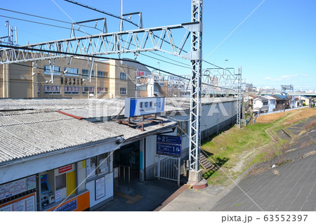 東武線　堀切駅東口　上り線ホーム側駅舎・改札口 63552397