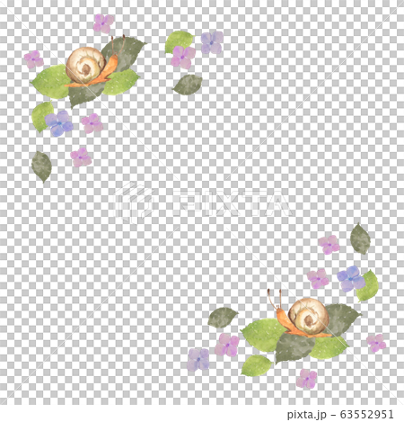 Snail and hydrangea reframe Snail and hydrangea reframe 63552951