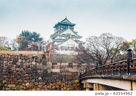 Osaka Castle and bridge in Japan Osaka Castle and bridge in Japan 63554962