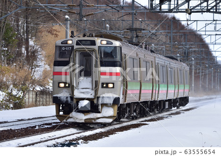 千歳線 西の里(信) JR北海道 731系 G-117編成(札幌) 千歳線 西の里(信) JR北海道 731系 G-117編成(札幌) 63555654