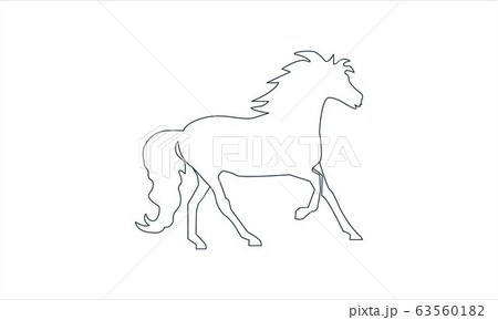 horse icon illustration isolated vector sign symbol 63560182