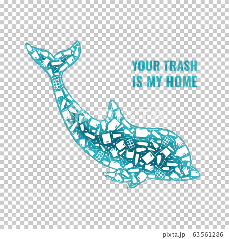 Dolphin plastic waste ocean environment problem Dolphin plastic waste ocean environment problem 63561286
