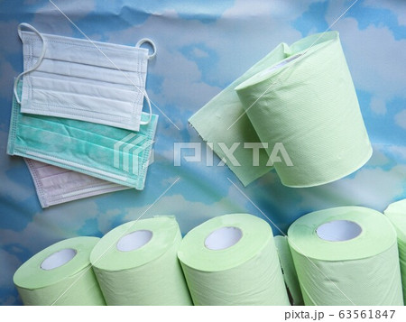 マスクとトイレットペーパー7 63561847