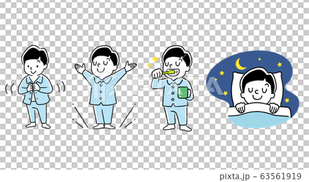 Children: changing clothes, brushing teeth, going to bed, sets Children: changing clothes, brushing teeth, going to bed, sets 63561919