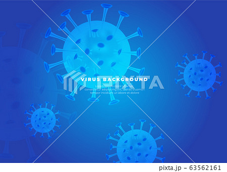 ウイルス 病原菌 イラスト 63562161