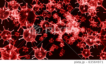 3d render, Virus of flu or microorganism, Rapid 63564971