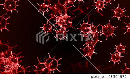 3d render, Virus of flu or microorganism, Rapid 63564972
