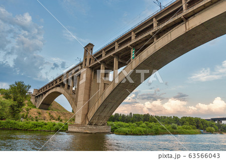 Preobrazhensky bridge over the Dnieper river in 63566043