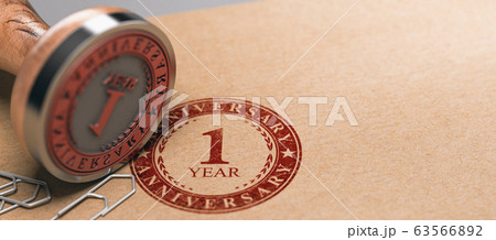 First Anniversary Celebration Card Horizontal First Anniversary Celebration Card Horizontal 63566892