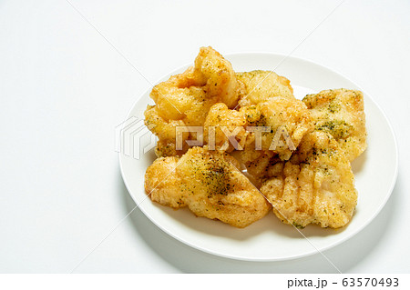 鶏肉の磯辺天ぷら。 鶏肉の磯辺天ぷら。 63570493
