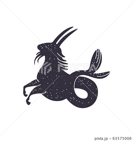 Zodiac sign Capricorn. The symbol of the... - Stock Illustration [63575006]  - PIXTA