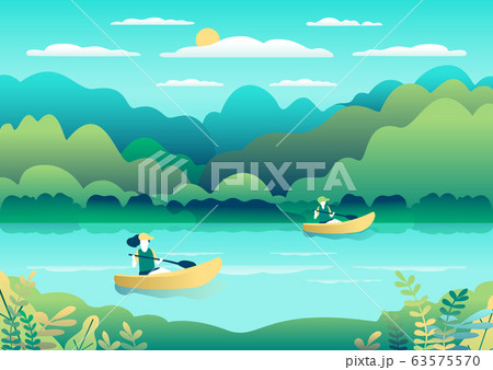 Rowing, sailing in boats as a sport or form of 63575570