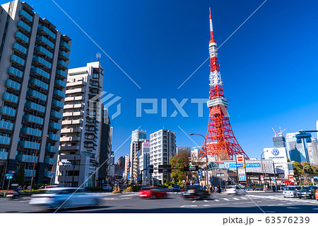 《東京都》東京中心街・都市風景 63576239