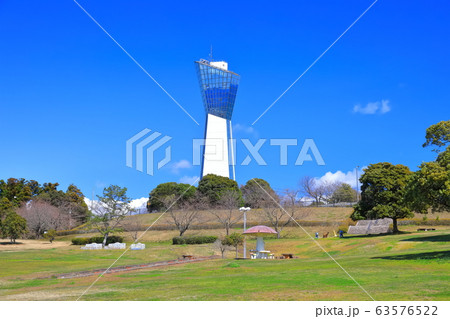 【福島県】晴天下のいわきマリンタワー 63576522