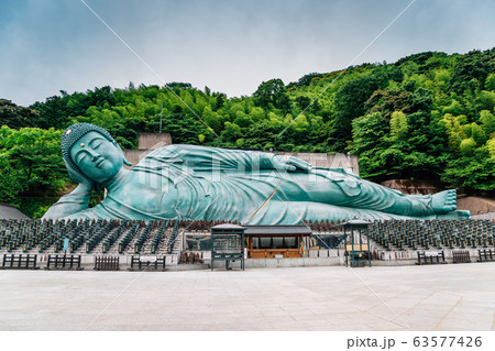 Bronze buddha statue in Nanzo-in Temple, Fukuoka, Japan 63577426