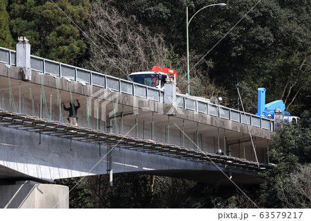 橋梁点検（鹿児島県薩摩郡さつま町の鴛鴦橋にて） 63579217