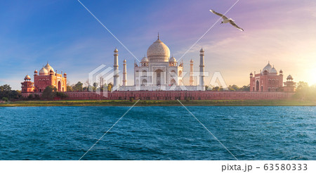 Taj Mahal, wonder of the world in India, Agra Taj Mahal, wonder of the world in India, Agra 63580333