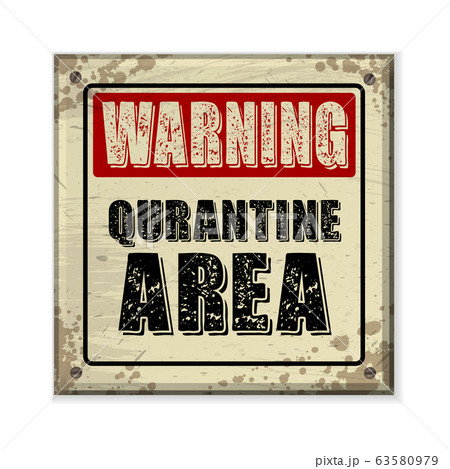 Square yellow warning grunge frame 63580979