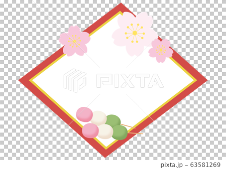 Tri-color dumpling and frame set 63581269