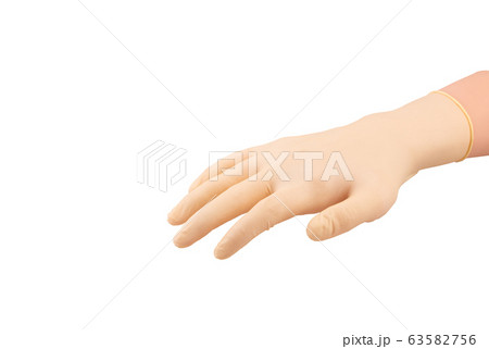 Viewing gloves, latex sterile, neoprene, yellow 63582756