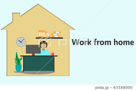 Work from home concept 63588000