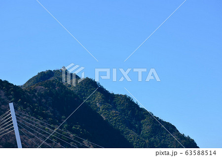 金華山 岐阜城 長良川からの風景 金華山 岐阜城 長良川からの風景 63588514