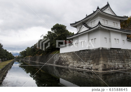 Nijo Castle with colorful fall color in Kyoto Nijo Castle with colorful fall color in Kyoto 63588645
