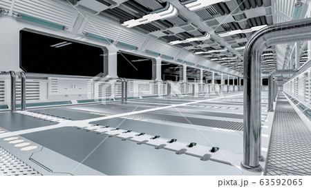 Windows spaceship or science lab in space. Windows spaceship or science lab in space. 63592065