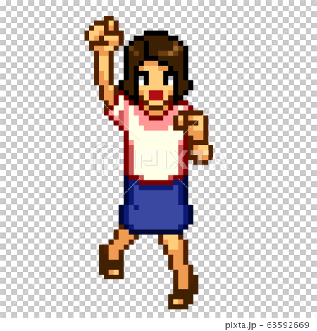 Tシャツ女性01ジャンプ Tシャツ女性01ジャンプ 63592669