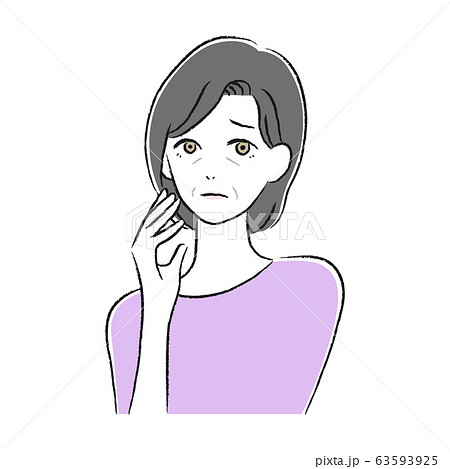 女性 悲しみ 女性 悲しみ 63593925
