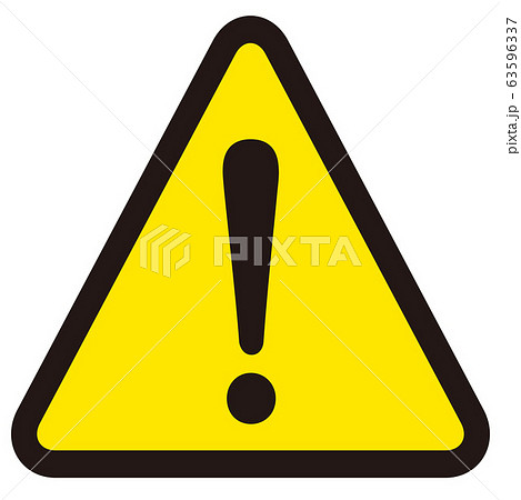 hazard sign icon vector triangle 63596337