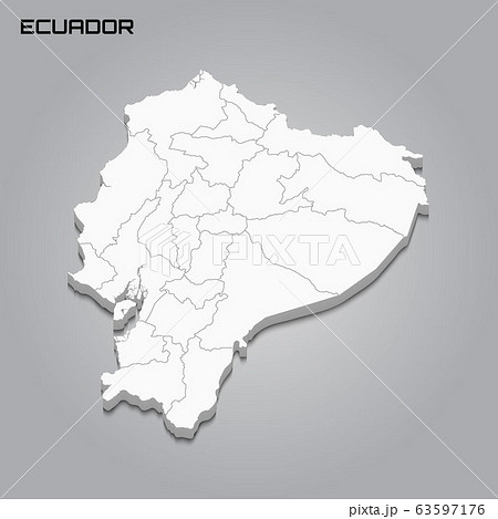 3d map with borders of regions 3d map with borders of regions 63597176