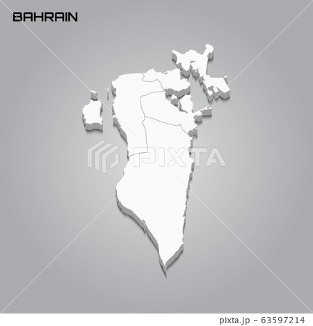 3d map with borders of regions 63597214