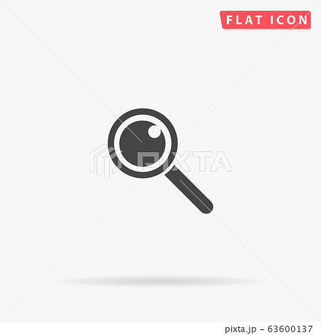 Intense Search flat vector iconのイラスト素材 [63600137] - PIXTA