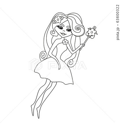 beautiful fairy character isolated from beautiful fairy character isolated from 63600322