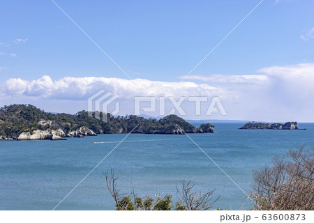 宮城　奥松島の宮戸島より望む 63600873