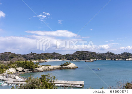 宮城　奥松島の宮戸島より望む 63600875