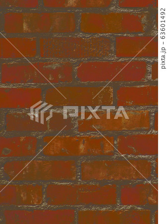 煉瓦壁 レンガ 背景イラストのイラスト素材